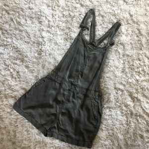 Olive Green Overalls